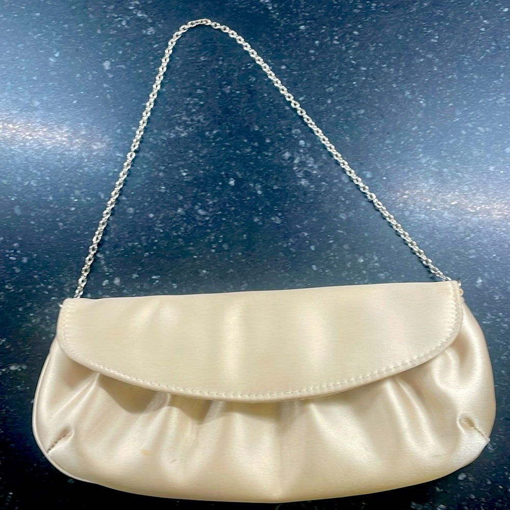Accessorize Gold clutch hand bag